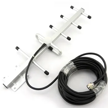 

Direct Marketing 5Units 800-960MHz Outdoor Yagi Antenna 900MHz Yagi Antenna For GSM/CDMA booster repeater + 10M Cable