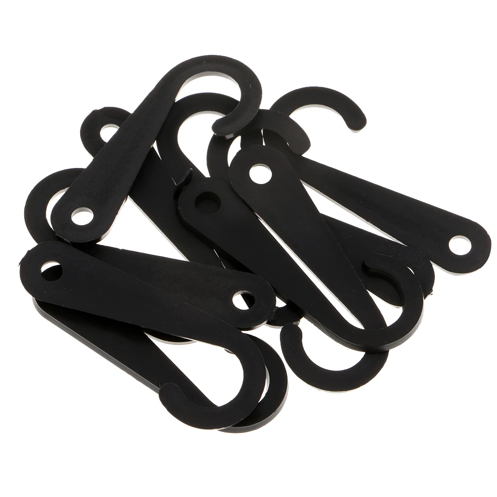 50pcs Plastic J Hooks Fasteners Socks T-Shirt Clothing Display Hanger