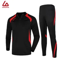 Мужские тренировочные комплекты, профессиональные дышащие мягкие футбольные майки, быстросохнущие спортивные комплекты, длинная куртка, костюмы, комплекты спортивной одежды