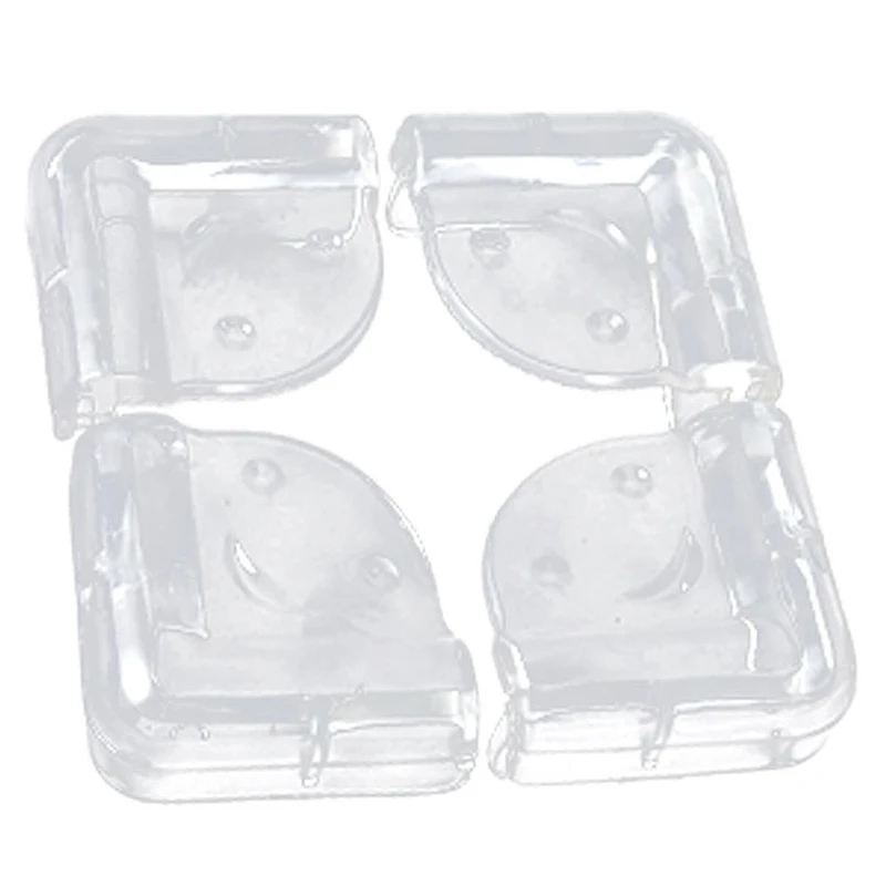 Corner protection, soft plastic, clear, 4 piecesin Edge & Corner