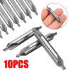 10 unids/set 60 grados combinado Countersink Centro brocas 2,5mm de acero de alta velocidad broca para agujero mecanizado reduce el Error ► Foto 1/6