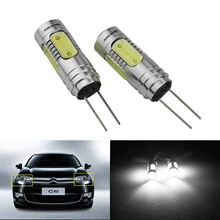 ANGRONG 2 шт. HP24W G4 7,5 W COB светодиодный Сторона лампы дневного света лампы для peugeot Цитрон