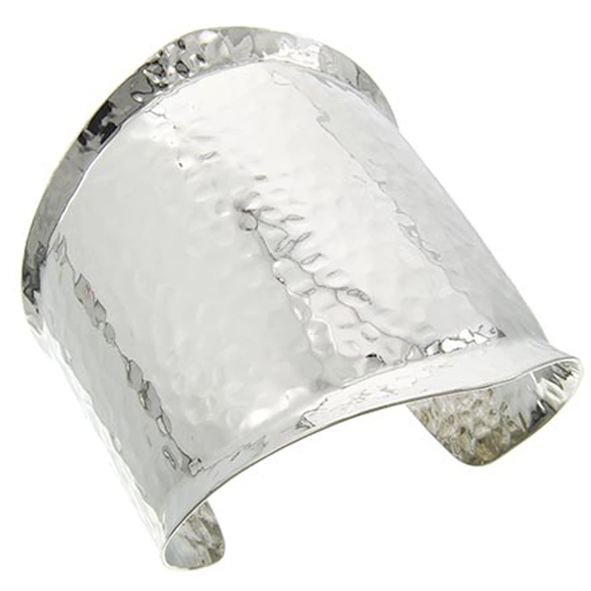Fitbit Bracelet for Fitbit Flex Fitness Trackers - The LAURA Simple Hammered Silver Cuff Fitbit Bracelet (1)