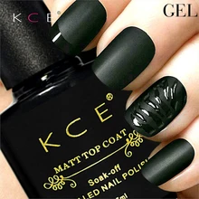 Новое поступление KCE матовый лак матовое верхнее покрытие для ногтей Гель-лак для ногтей искусство отделка лаки для ногтей гель матовый лак Топ гель 7,5 мл/уп
