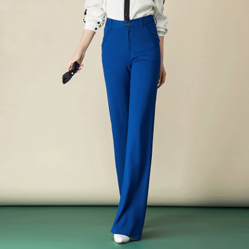 Women Fashion Straight Long Pants 2017 Spring New Lady