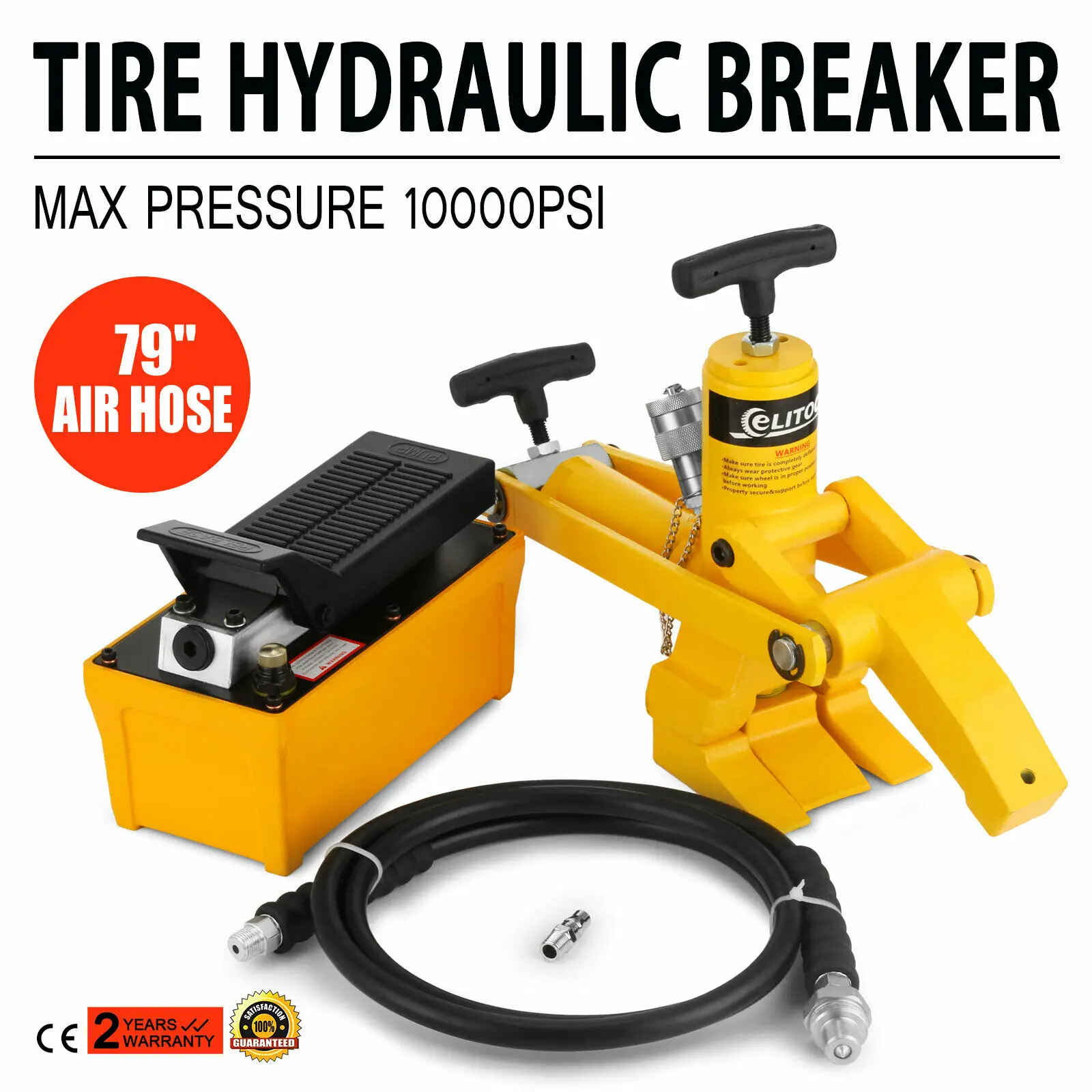 

5" Tractor Truck Hydraulic Bead Breaker Tire Changer Farm Equipment Commercial