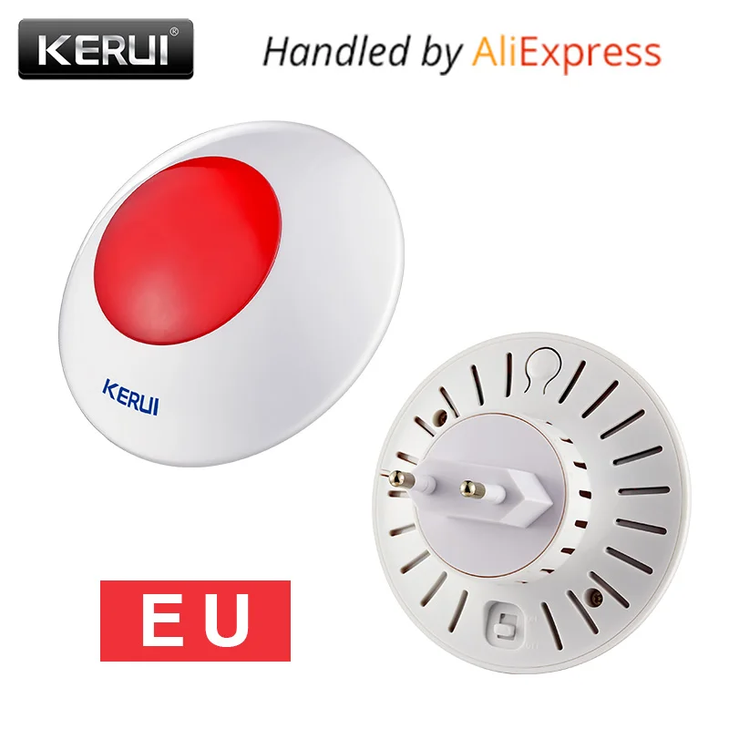 Wireless Flashing Siren Multipurpose Stand Horm Alarm System System Red