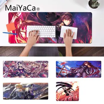 

MaiYaCa Your Own Mats Black Saber Joan of Arc Beauty Girls Unique Desktop Pad Game Mousepad Durable Rubber Mouse Mat Pad