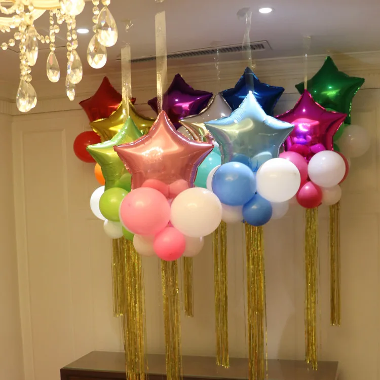 1set Wholesale 100cm Long Balloon Ribbons Birthday Party Decoration wedding decoration ballon