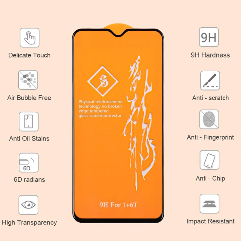 6D стекло для Oneplus 7t 7 Pro 6t 6 5t 5 Защита экрана One Plus 7 7pro Oneplus7 5D закаленное стекло для Oneplus 7t 7 Pro 6t 6 5t
