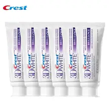 CREST 3D Brilliance White Glamorous Toothpastes Gum Care Deep Clean Oral Hygiene Teeth Whitening Tooth Pastes 116g*6