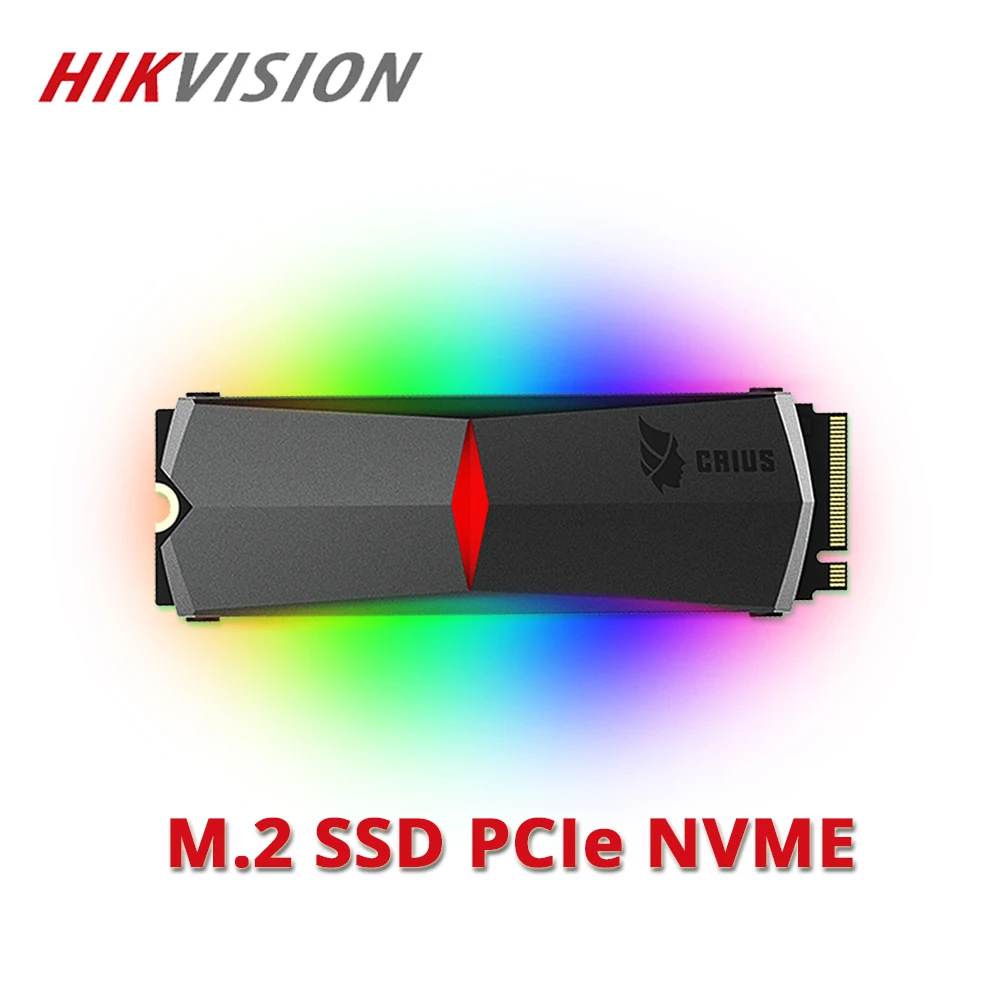 HIKVISION RGB SSD M2 1 ТБ NVMe PCIe 512 ГБ 256 3500 МБ/с. красочные светильник Внутренний