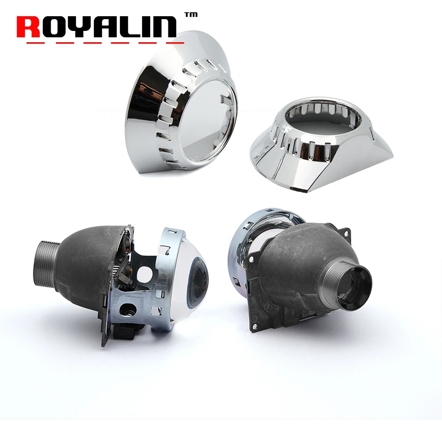 ROYALIN D2S HID Bi xenon Lens for BMW 3 Series E46 ZKW Retroquick Kit Headlight Replacement