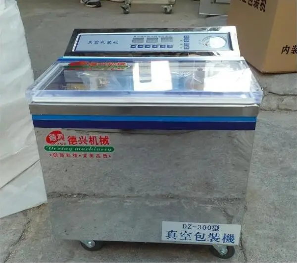 

DZ-300 Food vacuum packaging machine,Meat, cooked food, dry goods, fruit home vacuum sealing machine