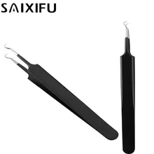 Угорь акне для удаления экстрактор Нержавеющая сталь игольчатый Пинцет для прыщей иглы удаление иглы Прыщ Лицо Красота уход за кожей QT38