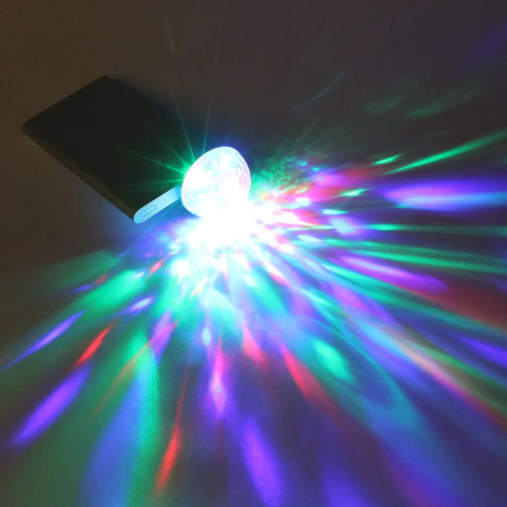 USB порт RGB Светодиодная лампа 3 Вт/6 Вт 85 265 в 110 В 220 постоянного тока 12 магический