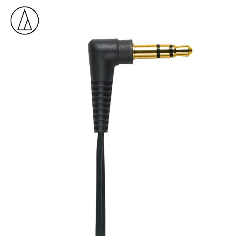 Оригинальные проводные наушники Audio Technica спортивные вкладыши с крючком