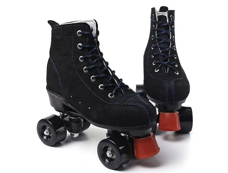 حار! عالية الجودة الكبار أحذية التزلج الأسطوانة لل متقدم المبتدئين متزلج جلد البقر تنفس خطوط مزدوجة الأسطوانة أحذية التزلج