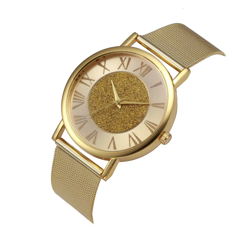 Women's watches brand luxury fashion ladies watch Crystal Stainless Steel Quartz Analog Wrist Watch clock Reloj mujer M03 (4)