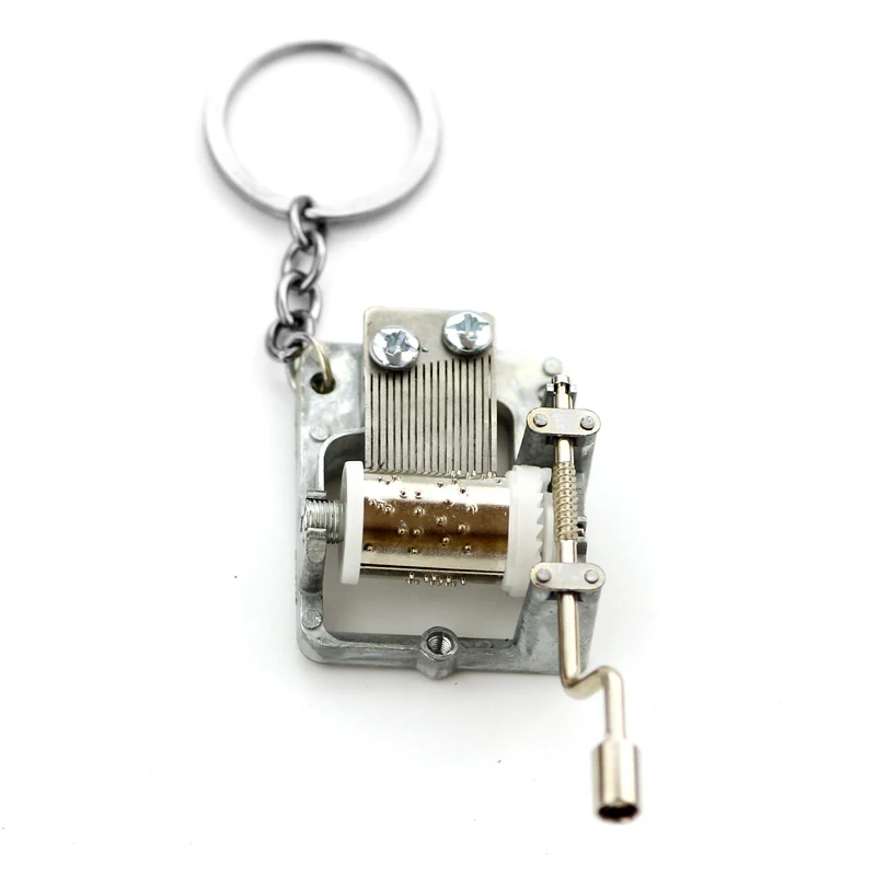 

2 Size Hogwarts And Game of Thrones DIY Music Box Keychain Music Movement Set 18 Tones Beautiful Melody Brinquedos For Men Women
