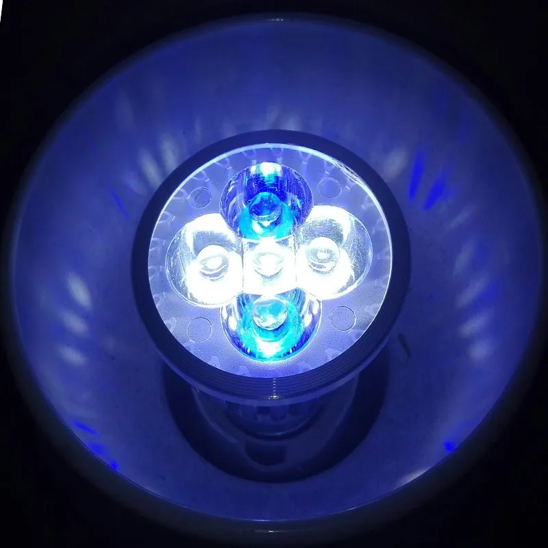 10 Вт E27 E14 GU10 светодиодный аквариумный свет, синий и белый и зеленый для аквариума освещение водных растений и кораллов прожектор