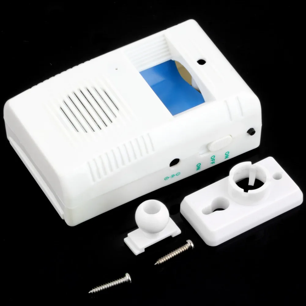 

Wireless Alarm Entry Door Bell Shop Store Home Welcome Chime Motion Sensor Music Voice Doorbell White Wholesale