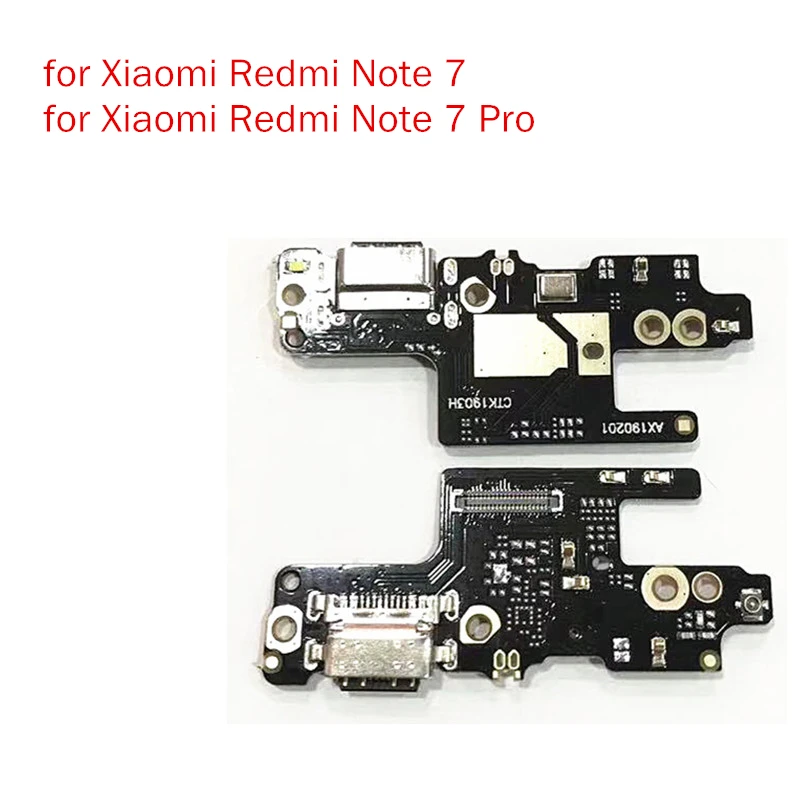 

5pcs for Xiaomi Redmi Note 7 Pro USB Charger Dock Connect Earphone Jack Connecting Charging Flex Cable Repair Spare Parts Test