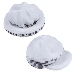 Два стиля аниме одна деталь Трафальгар Ло шляпа костюмы для косплея белое пятно плюшевые повседневное кепки