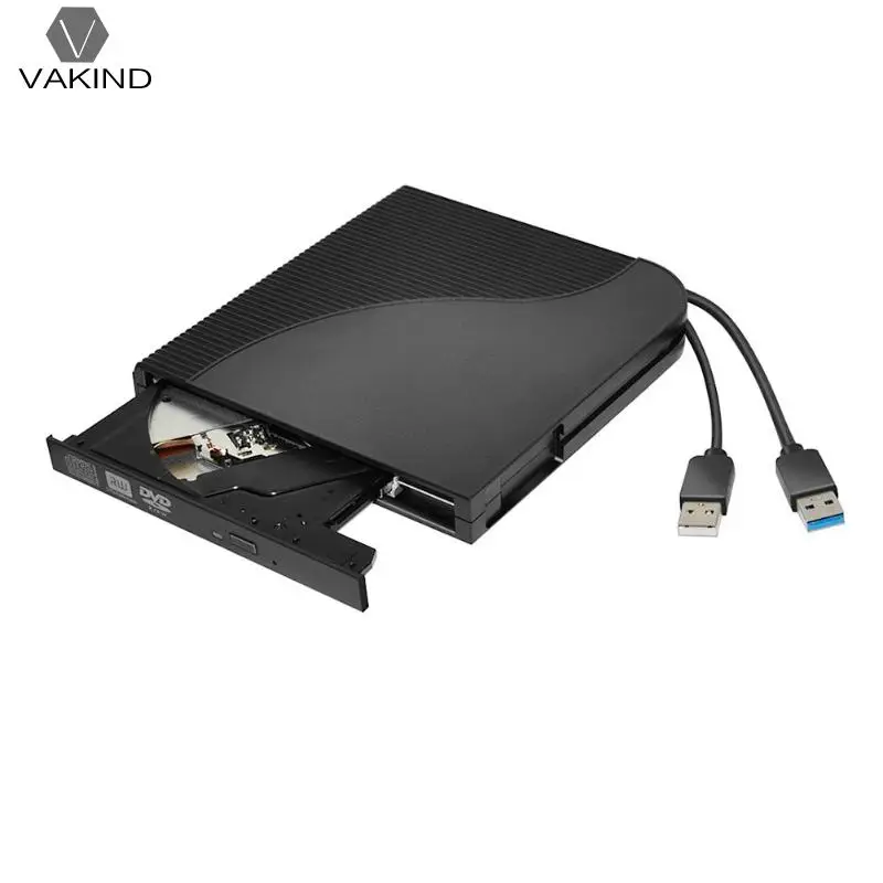 

VAKINDUSB 3.0 SATA External DVD Enclosure High SPEED CD-RW Case PC Accessories for Laptop