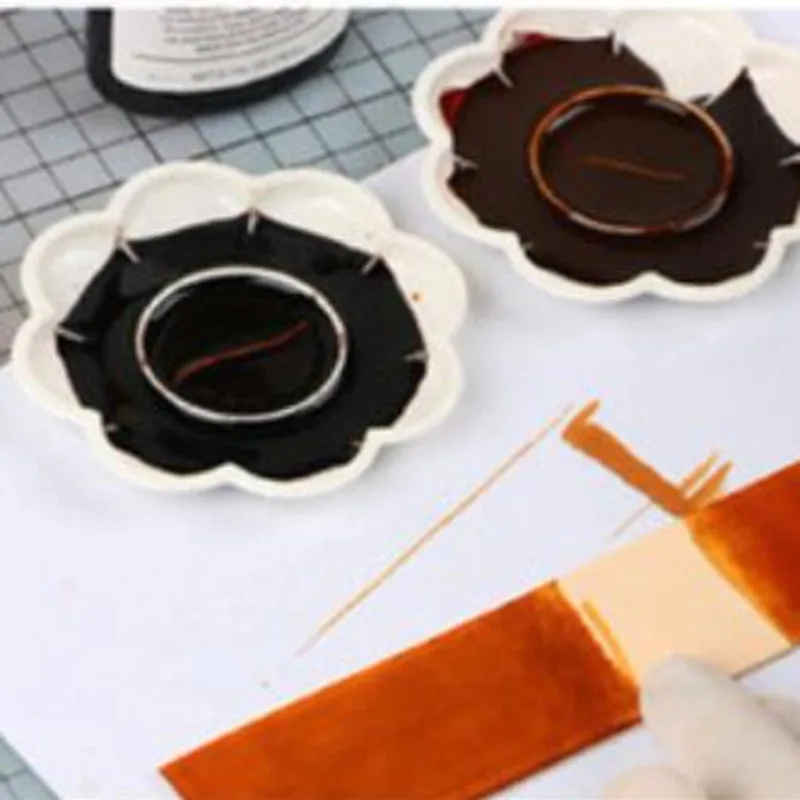 Comprar Romper cuero Alcohol tinte cuero tallado bronceado teñido 30 ml botella de cuero de vaca colorante vegetal colorante piel pintura