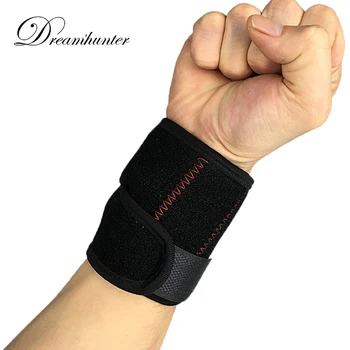 1 Pcs Gym Polssteun Bandjes Wraps Verstelbare Polsband Brace Gewichtheffen Badminton Zweetbandjes Lente Ondersteuning Druk 2017