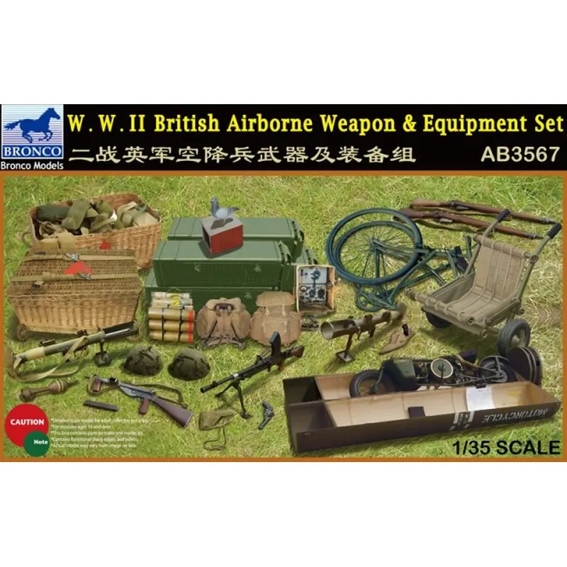 BRONCO AB3562 1//35 WWII British Field Accessories Set