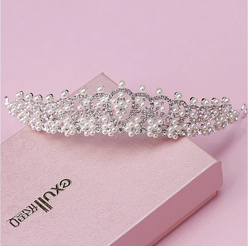 Nupcial Tiaras y coronas novia de la boda accesorios para el cabello