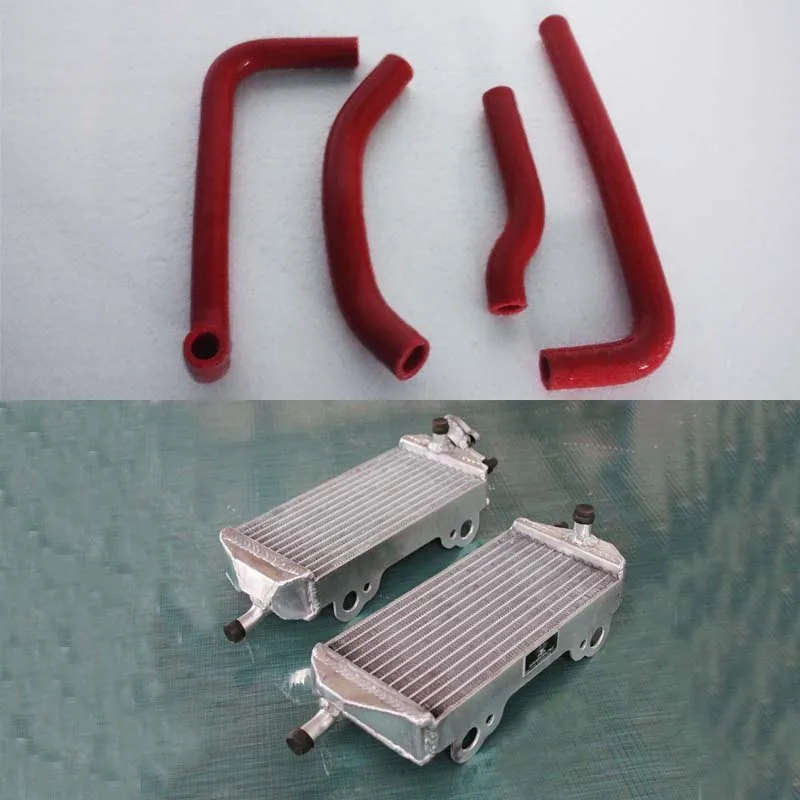 

For Gas Gas MX/SM/EC 200/250/300 2007-2014 Aluminum Radiator and silicone hose kit replacement parts engine cooling