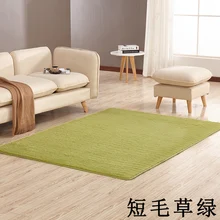 Мягкий ковер Спальня напольный коврик коврики обеденные Гостиная Офис шелк Плюшевые автомобильных ковриков для Ванная комната Кухня коврики ярких цветов