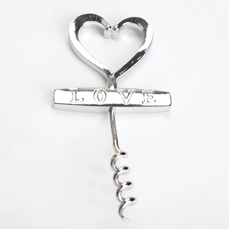 Buy Lovely Heart shaped Red Wine Bottle Opener Screw