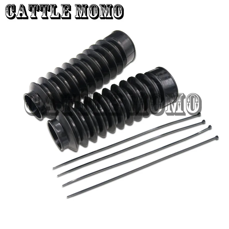 Motor Front Rubber Fork Dirt Cover Gaiter Gator Boot Cap Shock For