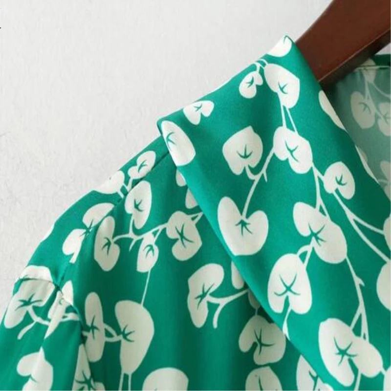 Женское платье с запахом V образным вырезом и коротким рукавом|summer dress|summer dresses