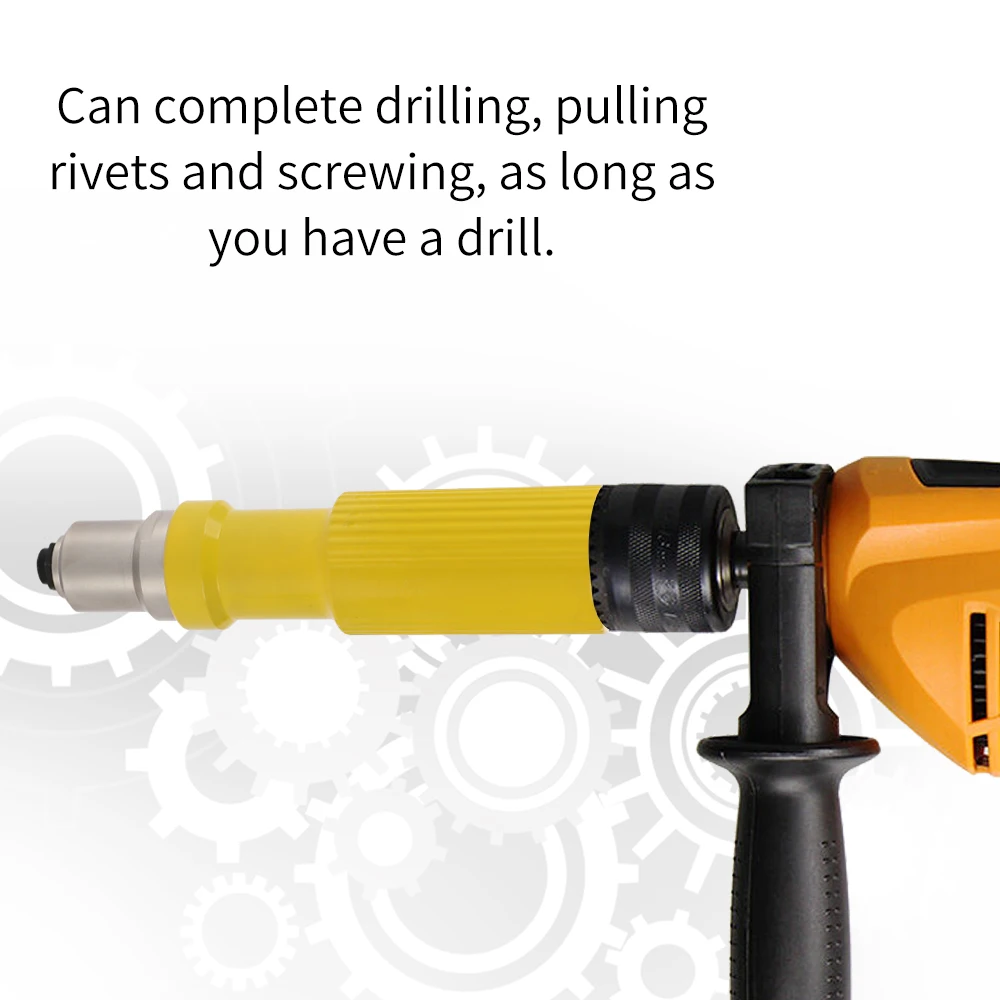 Электрический Заклепка гайка пистолет машина клепки инструмент беспроводной клепки Дрель адаптер клепальщик вставить гайки инструменты