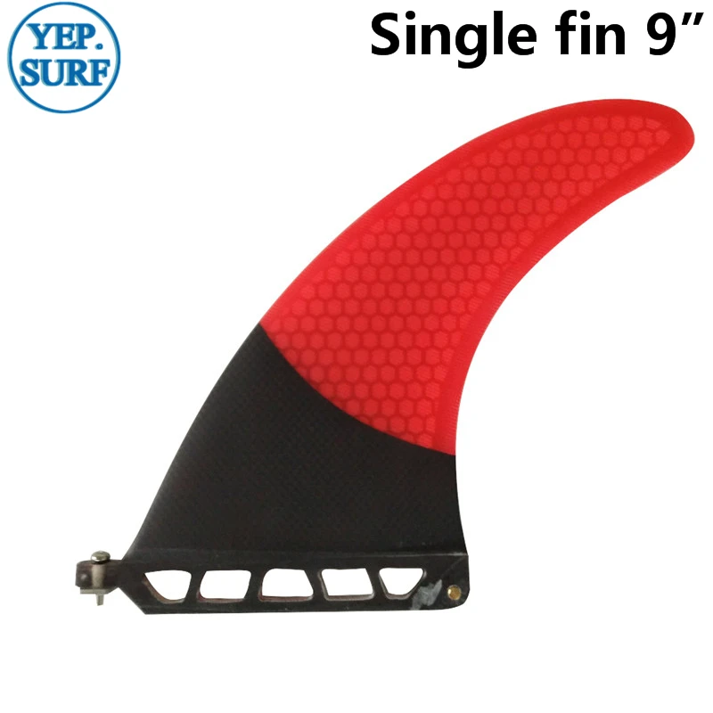 SUP Barbatana Surf 9 дюймов Fin стекловолокно Carbono Barbatana в серфинге Longboard плавники stand up paddle