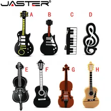 JASTER Music note, флеш-накопитель, музыкальный инструмент, usb флеш-накопитель, флешка, 4 ГБ, 8 ГБ, 16 ГБ, 32 ГБ, мультяшная карта памяти, u-диск, подарок