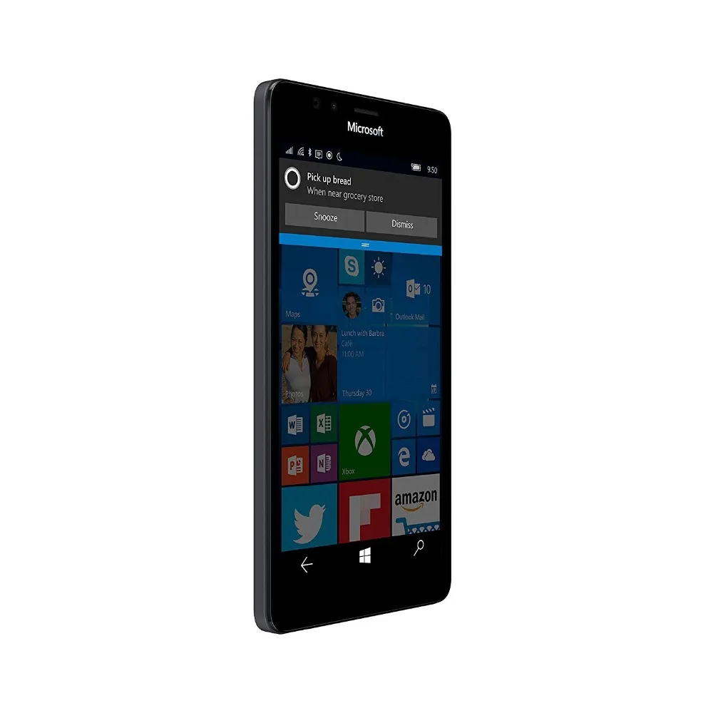 Новая версия ЕС, Мобильный телефон Nokia Micr osoft Lumia 950 Rm-1104, 4G LTE, 5,2 дюймов, 3 ГБ, 32 ГБ, 20 МП, камера, 3000 мА/ч, одна sim-карта, SM