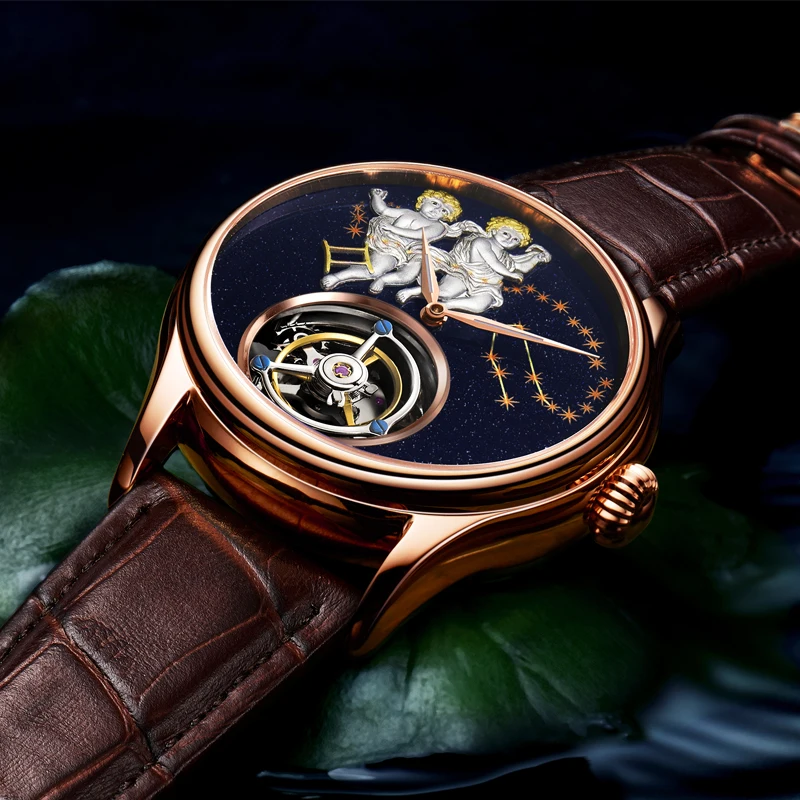 Оригинальные высококачественные автоматические механические часы, мужские кожаные водонепроницаемые часы, Топ бренд, модный подарок, часы Relogio Masculino