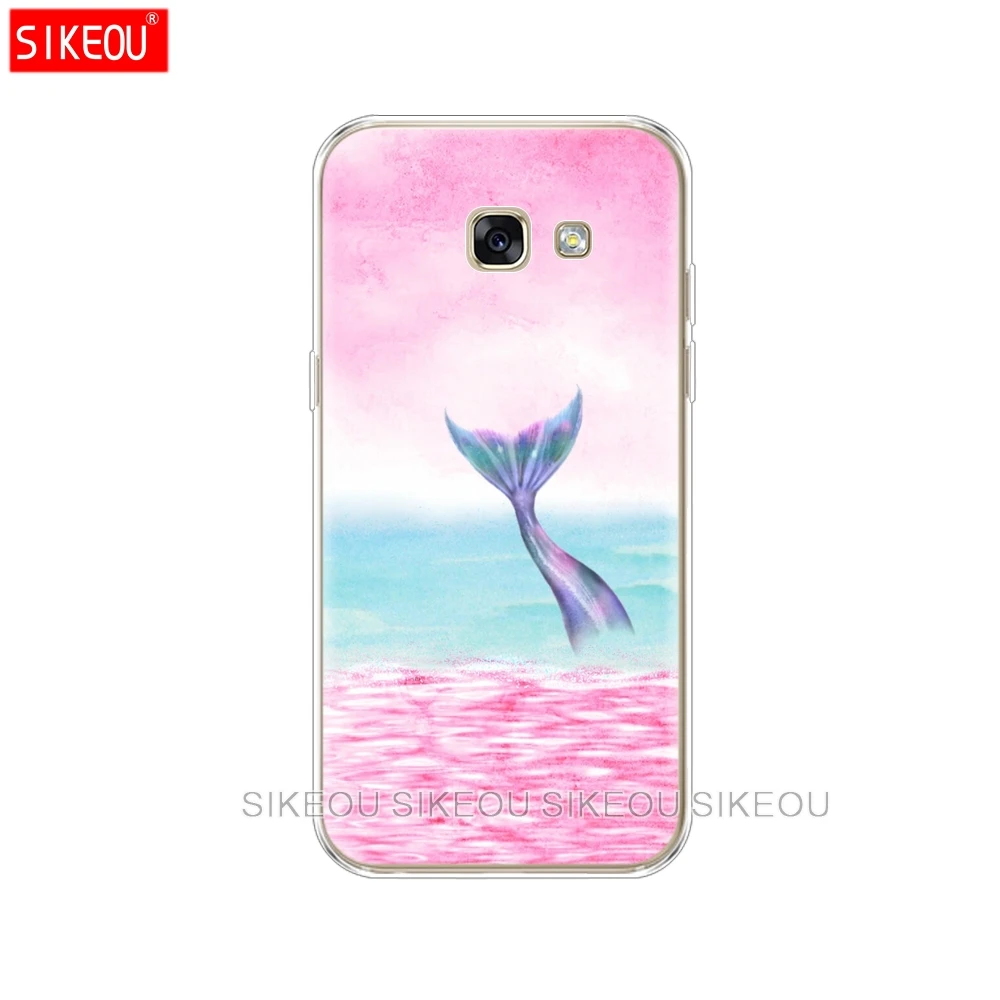 Силиконовый чехол для телефона Samsung Galaxy A8 2018 A3 A310 A5 A510 A7 2016 2017 Mermaid fish|Бамперы| |
