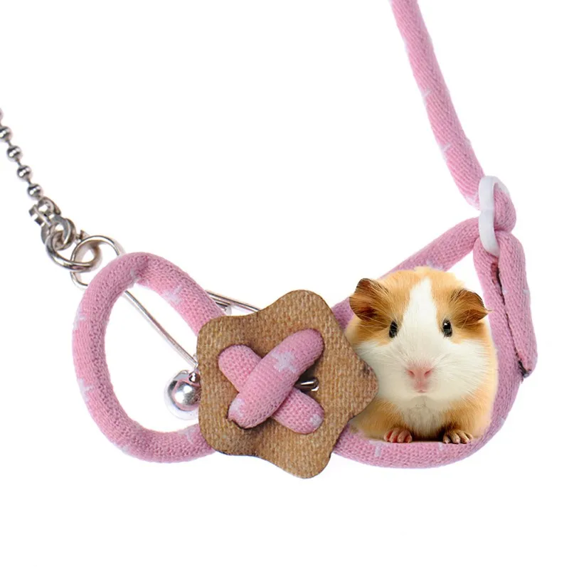 

Hamster Harness Leash Guinea Pig Chest Strap Rabbits Bunny Ferret Guinea Small Animal Pets Vest Lead Pet Supplies