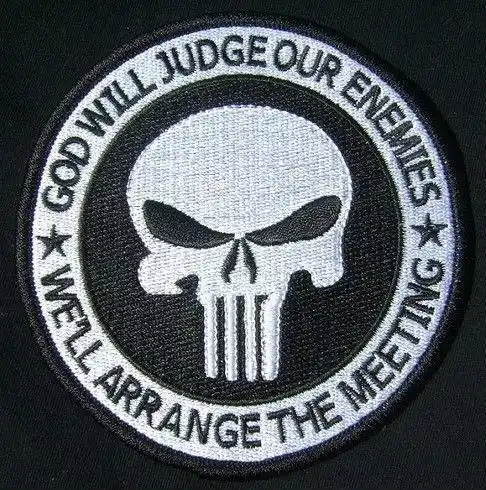 punisher god will judge our enemies military milspec swat patch 4 aliexpress enemies military milspec swat patch