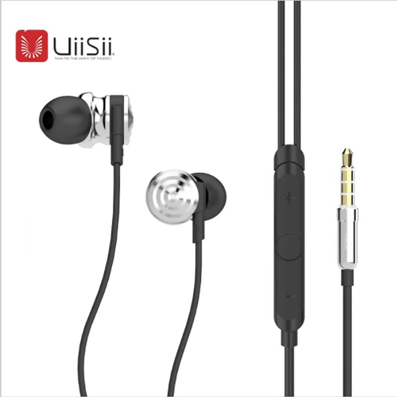 

100% Original UIISII Hi-905 1DD+1BA Hybrid technology Earphone Super Bass Stereo Music HiFi with Mic 3.5MM headset for IPhone PC