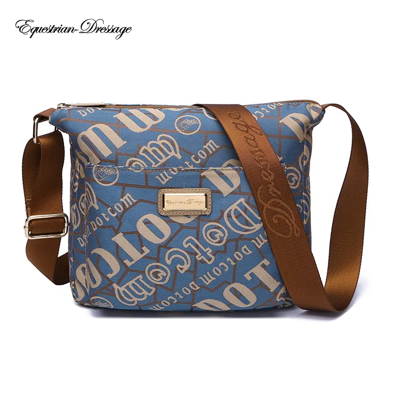 Letter Canvas Versatile Casual Messenger Bags Women Messnge High