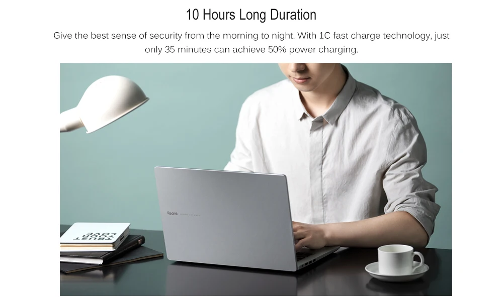 Xiaomi RedmiBook ноутбук с диагональю 14 дюймов ультра-тонкий Win10 Intel Core i5-8265 4 ядра 1,6 ГГц Процессор NVIDIA GeForce MX250 8 Гб 256 Тетрадь