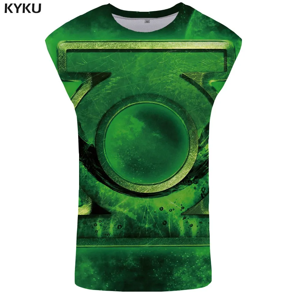 Tank Top 09 KYKU Иисус майка для мужчин Луна жилет пространство Ftness костюмы Mountain s Бодибилдинг облако майка рубашка без рукавов мышцы - Цвет: Tank Top 09